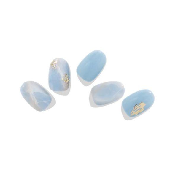 EDGEU Shop Gel Press-On Nagel 16P Set Planet Magnet 1 Set