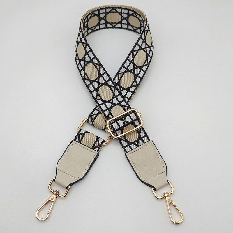 Adjustable Crossbody Strap: Colorful Leaf Design with Load-Reducing Pendant