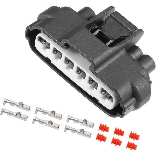 ACROPIX 1 Set 6 Pin Throttle Position Sensor Connector Adapter Plug Clip Kit Replacement Universal for Car Throttle Position Sensor Car Parts