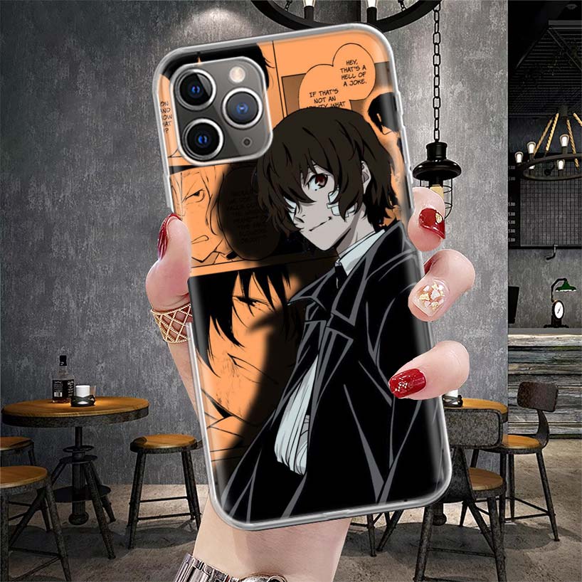 Bungo Stray Dogs Manga Soft Phone Case For IPhone 11 17 Air 16E 16 Pro Max 15 + 14 Plus 13 Mini 12 Apple 7 SE 8 Fundas Coque 11