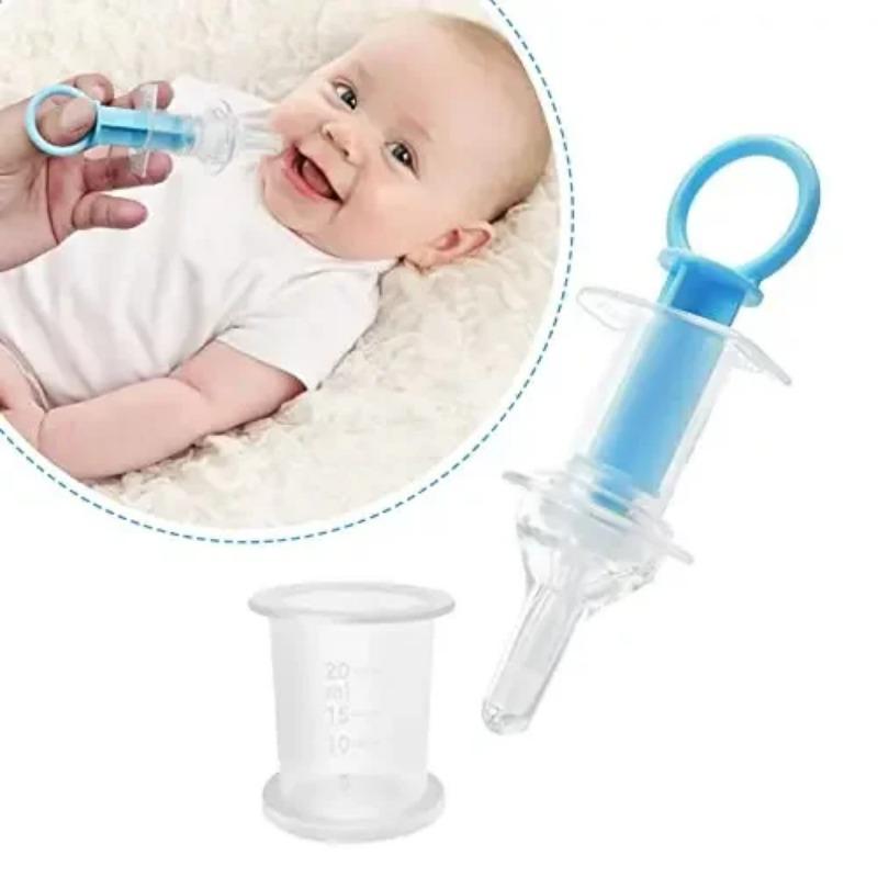 Transparent Infant Medicine Dropper for Pacifier Nipple Syringe