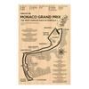 Formula Racer Poster Aesthetics Racing Monaco Grand Prix Circuit Track Wall Art Mural Home Room Decor Vintage Canvas Painting