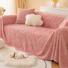 Ripebeskyttende Sofatrekk Stoff Ins Stil Sofahåndkle Vinter Plysj Sofatrekk Altomfattende Universalt Sofatrekk Fullt Dekket