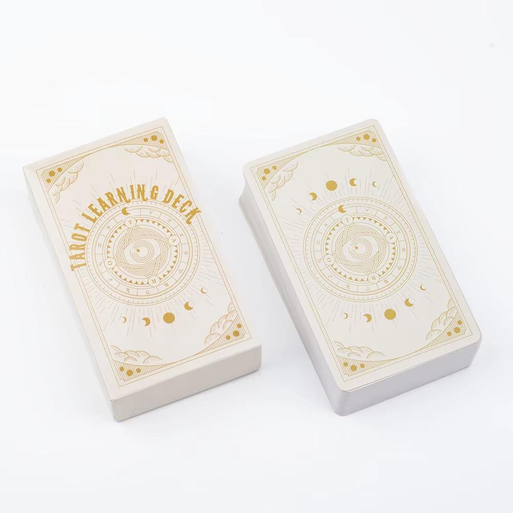 Tarot Learning Deck A 81 Card English Version 10.4*6 CM Mystical Fortune Telling Divination Board Playing Games for Beginners