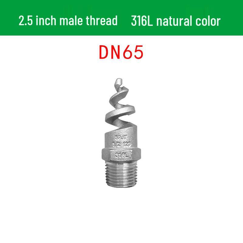 Stainless Steel Anti-Clog Spiral Spray Nozzle for Cooling Tower & Fire Protection