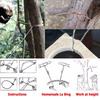 Multi purpose mini pocket saw wire saw stainless steel hand pulled wire saw rope outdoor camping survival equipment saw