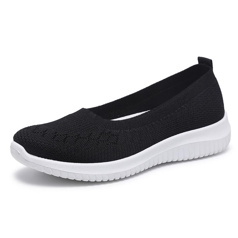 Women's Lightweight Mesh Slip-On Flats for Seniors