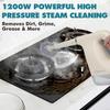 1200W Handdampfreiniger Tragbare Dampfreiniger mit 450ml Wassertank Handheld Dampfreiniger zur Fleckenentfernung auf mehreren Oberflächen, 8 Zubehörteile