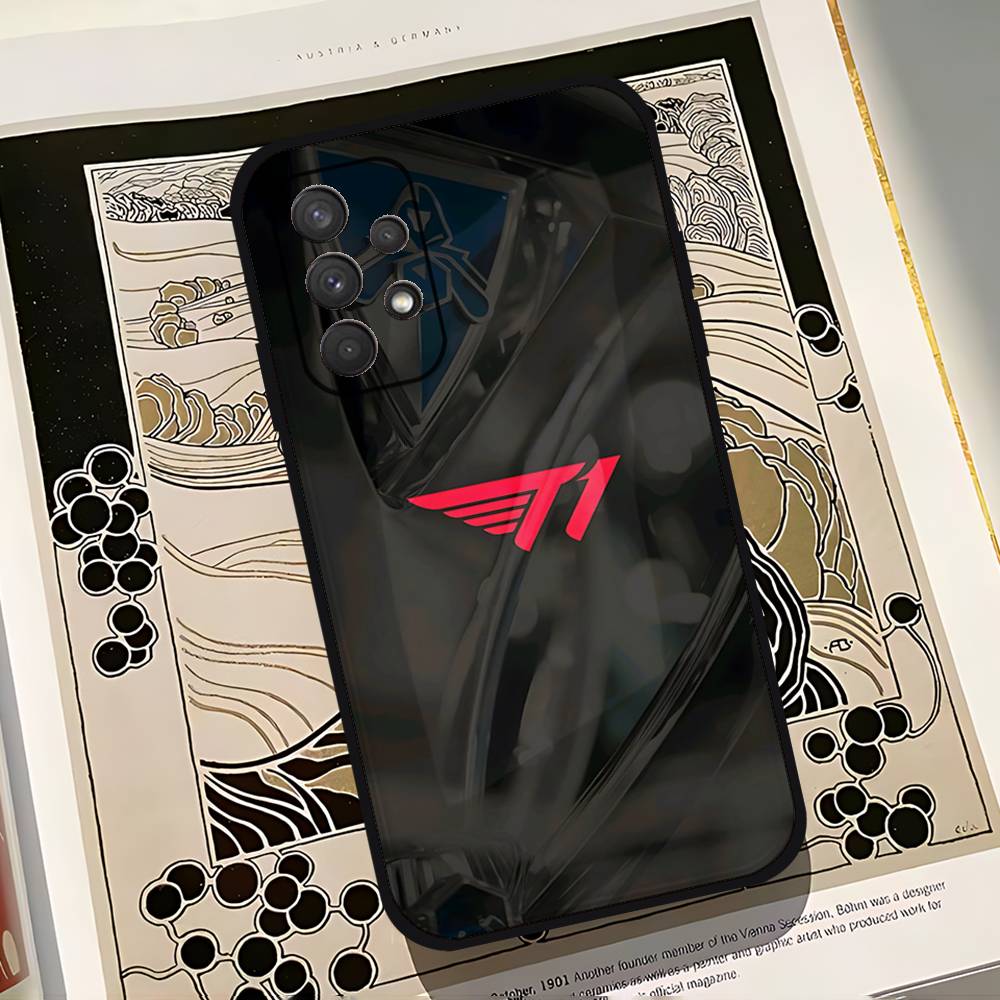 

T-T1 Cool SKT Phone Case For Samsung Galaxy S25 S24 S23 S22 S21 FE Plus Ultra A13 A20 A32 A70 Black Cover S23 ULTRA