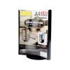 Transparent Menu Display Stand Three-Sided Vertical Price Tag Rack  Offices