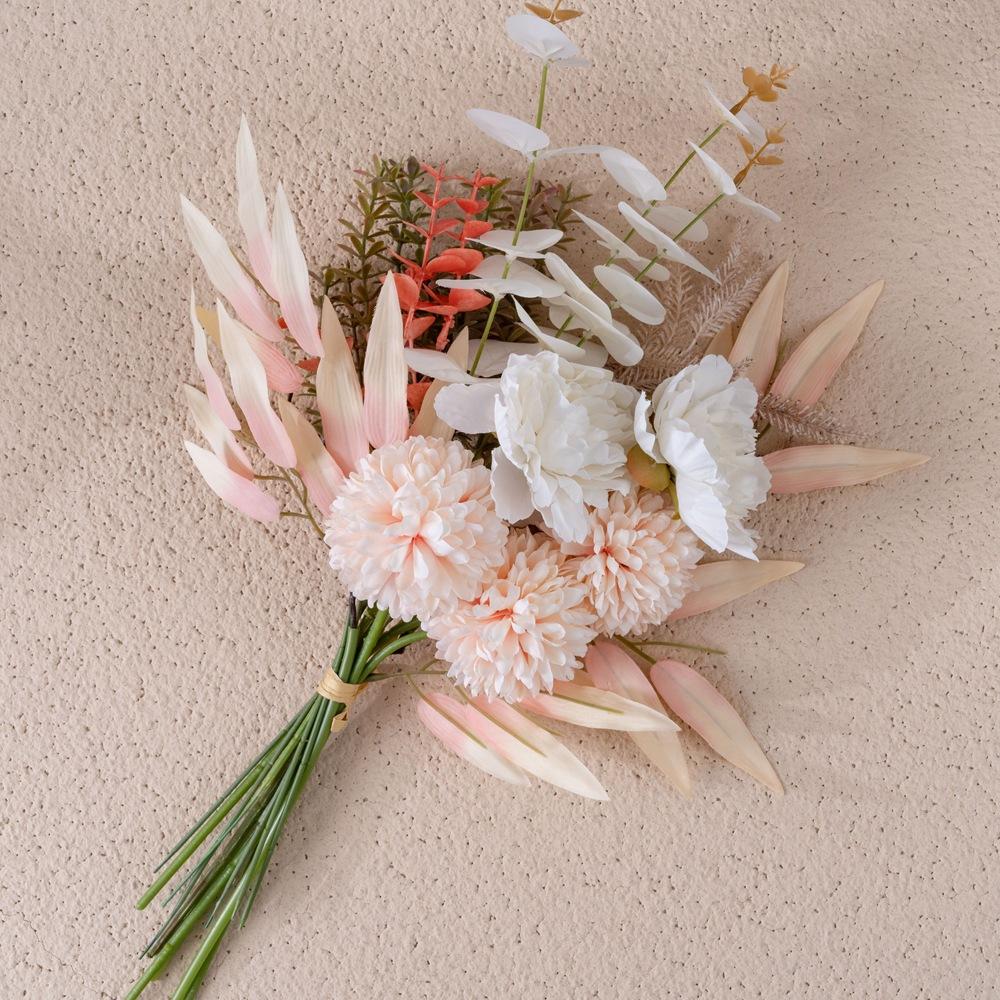 1 Bunch of Artificial Flowers, Home Decorative Flowers, Autumn Spring Decor Flowers, Artificial Flowers On Table