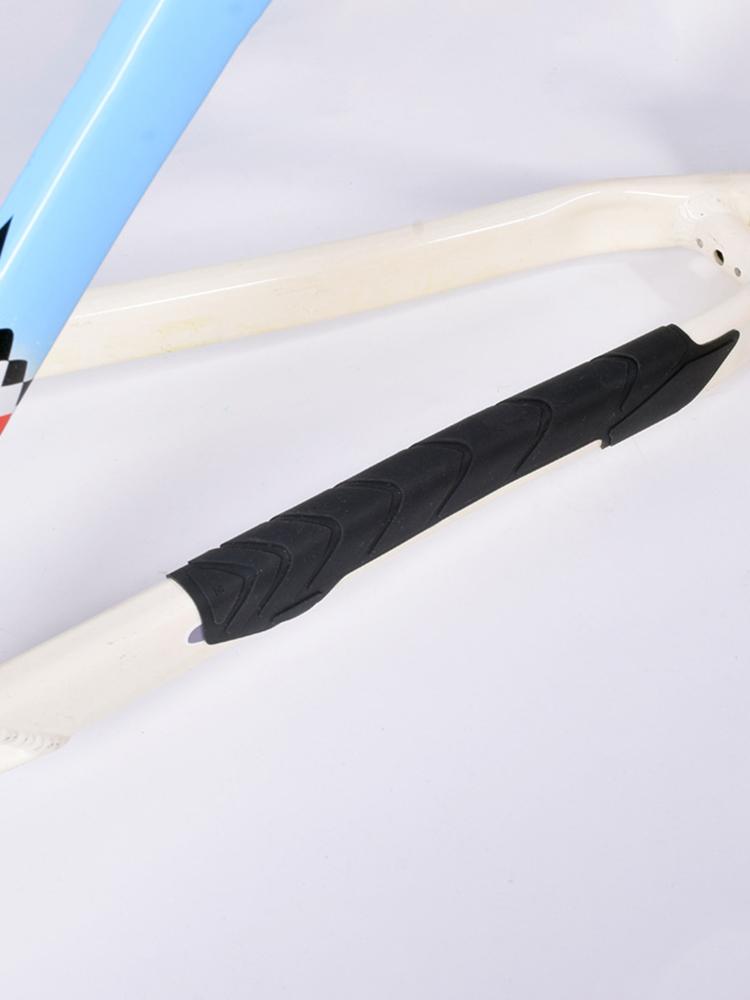 10-1pcs Anti-Skid Bike Push Guard Frame Protector Cover Cycling Accessories Silicone Bicycle Frame Silicone Chain Protector