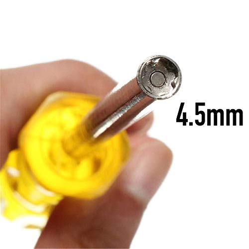 KAUMO Line Head Screwdriver (3.8mm, 4.5mm, Set of 2) LH Driver for Special Screws, Compatible with Nintendo Game Consoles, Etc.