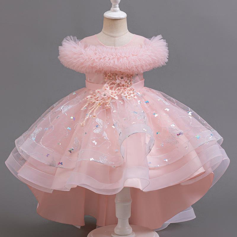 Vestito da Principessa Bambina Zi Xia per Età 2-3: Gonna in Rete, Abito da Sposa e da Sera