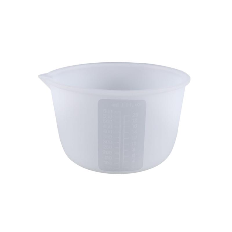 

Silicone Measuring Cup Resin Epoxy Graduated Cups Transparent Scale Cups for Resin Art 600/1000ml for Jewelry Lab Use
