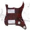 Loaded Prewired HH Guitar Pickguard PVC Material Professional Scratchplate for High Gain Rock Metal Styles