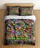 Singing Sworms Bedding Set without sheet UK Single Double King US Twin Full Queen Size Bed Linen Set