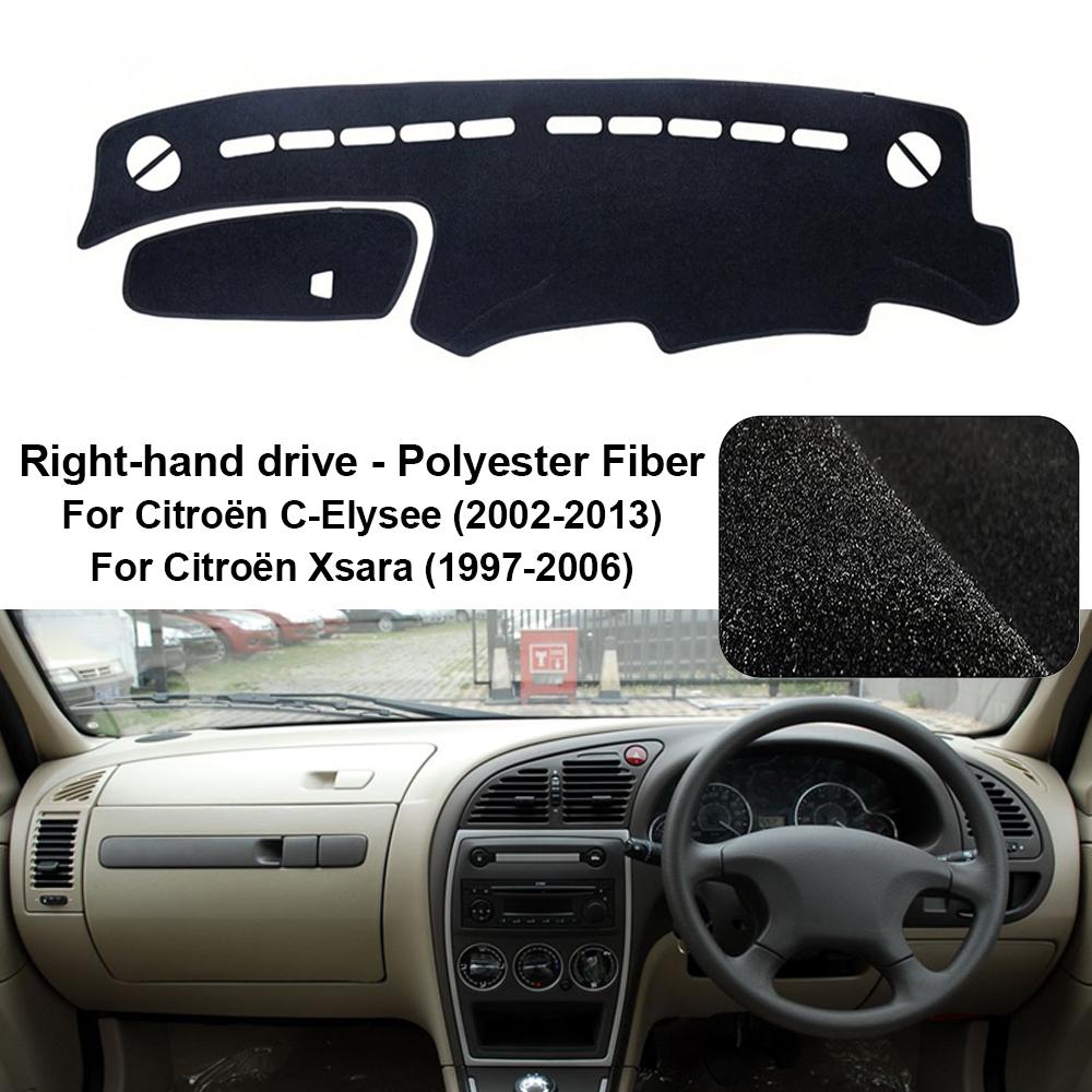 Interior Moulding for 2002-2013 Citroën Élie Dashboard Cover Sunshade Protector Anti-UV Dash Mat Non-Slip Pad