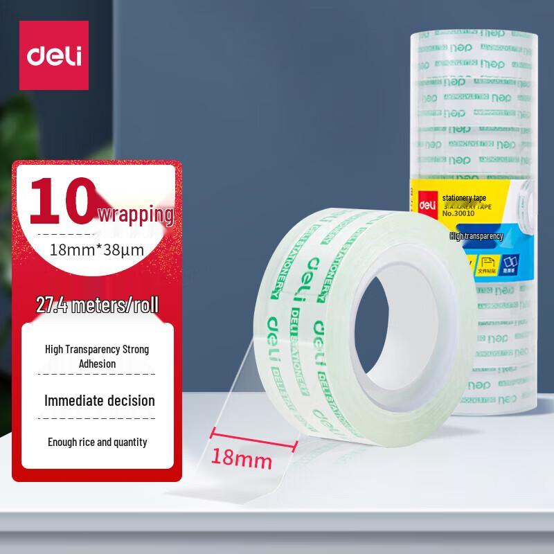 Deli Transparent Stationery Tape