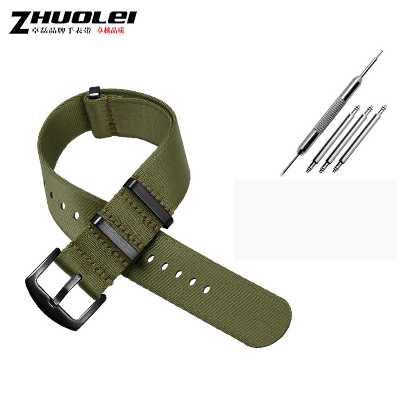 Hochwertiges Nylon-Uhrenarmband für Omega Seamaster Speedmaster Rox Mido Seiko Armband 20mm 22mm