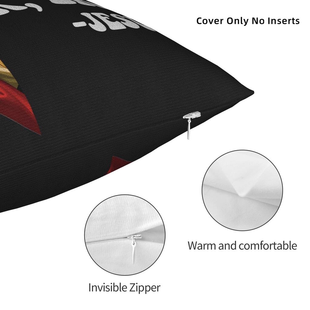 Pillow Cover Easter Yolo Jk Brb Jesus Fashion Pillow Case For Living Room Sofa Pillowcases