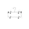 6-Layer Adjustable Foldable Metal Hanger with Clips for Skirts and Pants