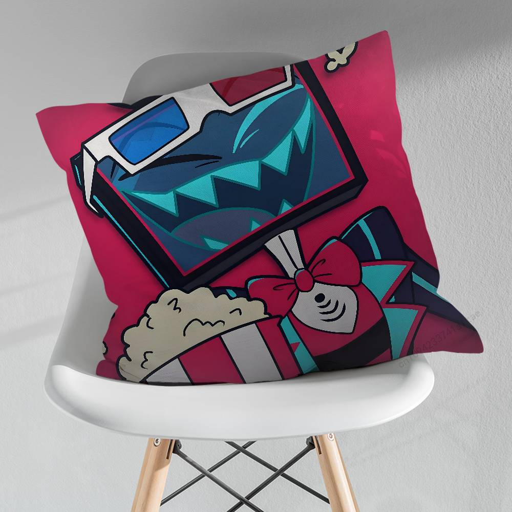 HHazbin Vox Hotel Vertraue Uns Kissen über Wohnzimmer Sofa Kissenbezug Heimdekoration Schlafzimmer Zimmer Bett Kissenbezug