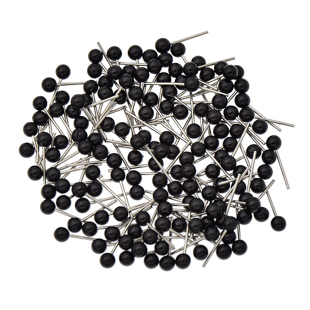 Replacement Black Plastic Safety Eyes for Kids Teddy Bear Doll 4//5//6mm 150 Pcs