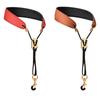Leather Saxophone Neck Strap for Soprano Tenor Alto Baritone Sax Multi Color