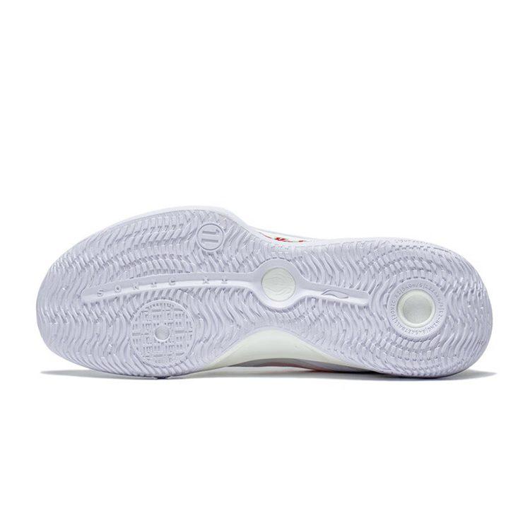 Li Ning SONIC 11 V2 Platform Cushioning Slip Resistant Low Top Basketball Shoes Men's White ABAT045-1