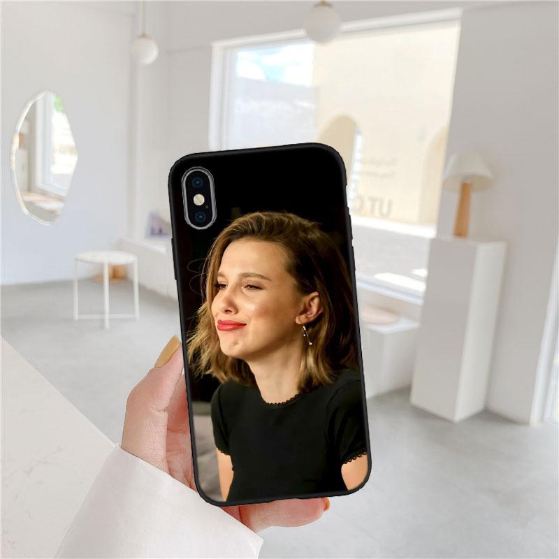 LO63 Millie Bobby Brown Soft Shell Phone Case for OPPO A3 Pro A72 A74 A76 A77 A77S A78 A79 A94 A95 A18 A40M A58
