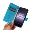 For OnePlus Nord CE5 5G/OnePlus Ace 5 Racing 5G PU Leather Cases Flower Pattern Wallet Stand Phone Cover with Strap