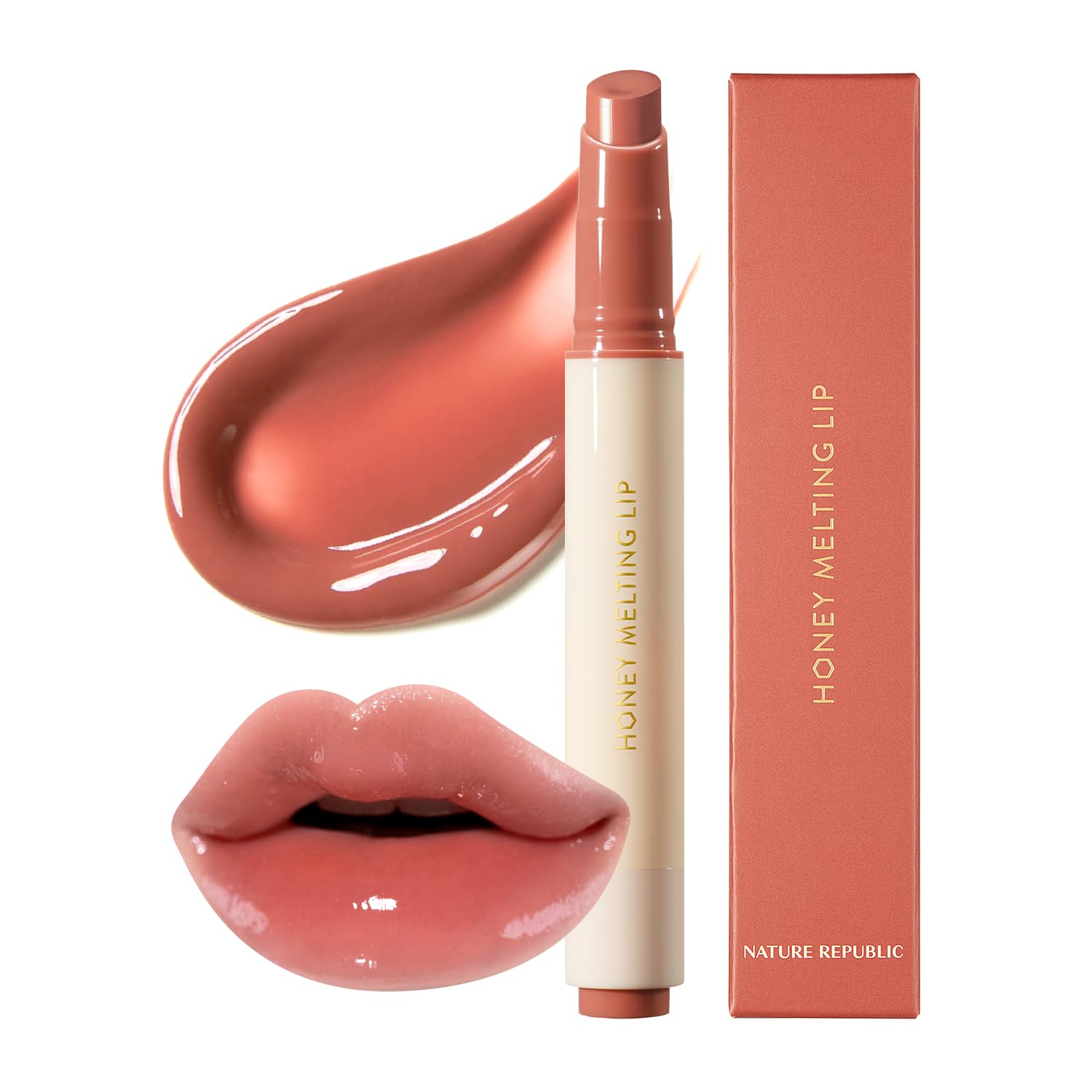 

NATURE REPUBLIC Медовый тающий бальзам для губ с кокосом (06 Руда)
