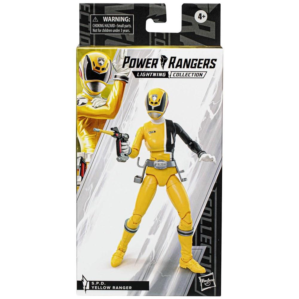 Power Rangers Lightning Collection S.P.D. Yellow Ranger Action Figure 6-Inch Premium Collector with Accessories Suitable for Children 4+