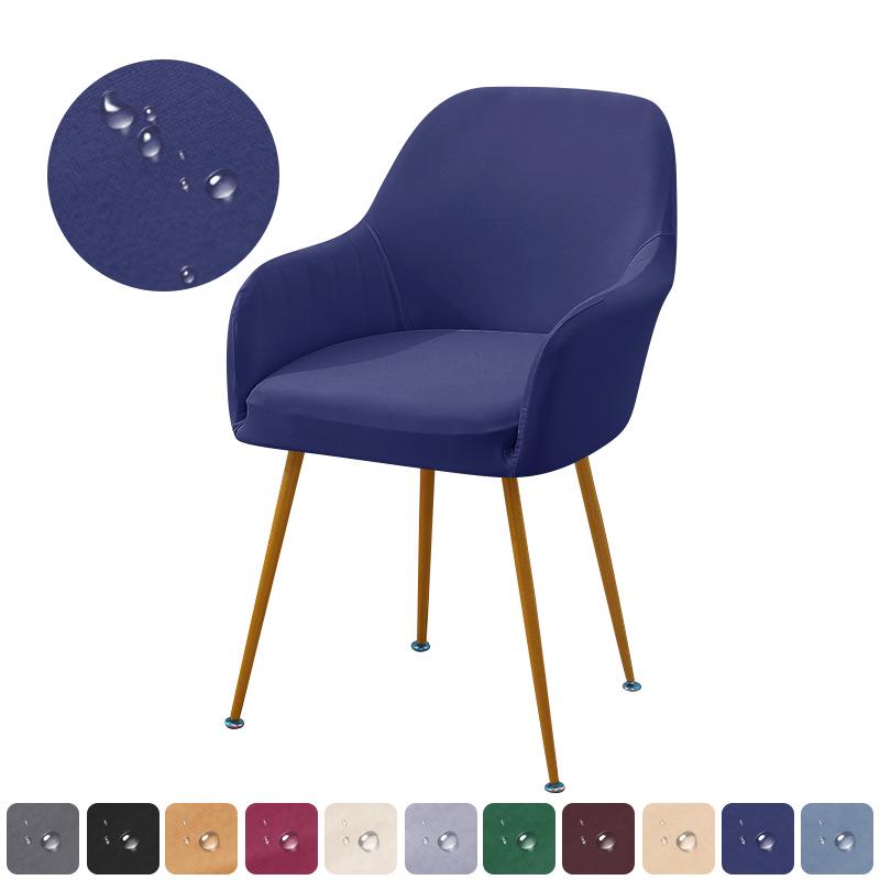 High Armrest Milk Silk Chair Cover, Cat Scratch-Proof, Universal Fit with High Elasticity for Dining Chairs