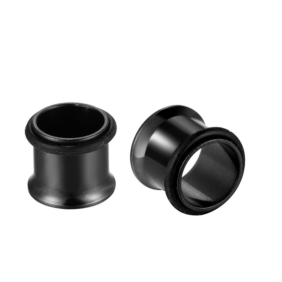 2pcs/lot Steel Ear Plugs and Tunnels Ear Piercings Hollow Screwed Earring Expander Earlets Gauges Body Piercing Jewelry 2MM-20MM
