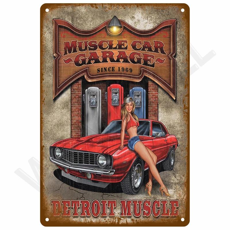 Vintage Room Decoration Home Decor Items Tin Signs Aesthetic Men Bedroom Metal Signs Retro Metal Plate Posters Wall Art Mural