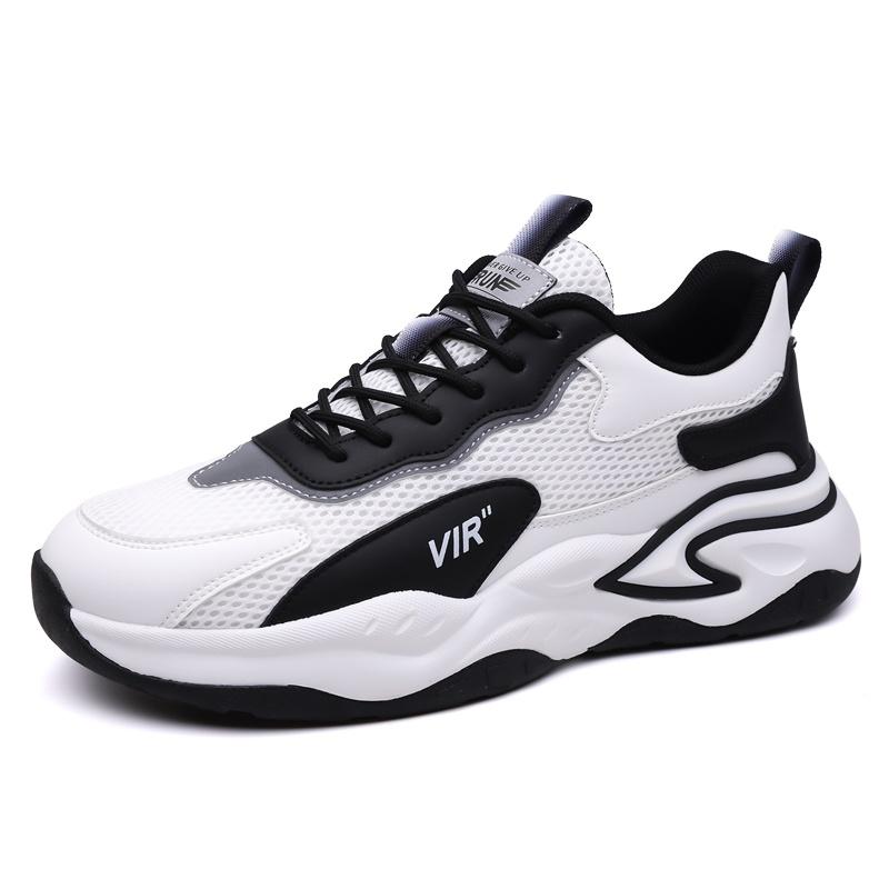 Men Multi Variant Sport Sneakers Mesh PU and Fleece Lined Shoes Sizes 38-46 for Walking Travel Training Commuting and Daily Wear