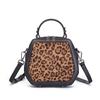 Genuine Leather Vintage Box Bag Top-grain Cowhide Handbag Small Handbag