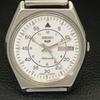 SEIKO 5 AUTOMATIC 6309A JAPAN MENS VINTAGE WHITE COLOR DIAL WATCH a701511-5 R206b-a701511