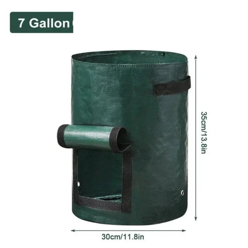 Pěstovací pytle na zahradu 3/5/7/10 galonů Brambory Pěstovací pytle Pěstování zahradnických rostlin Pytle PE Tkanina Mrkev Nádoba na pěstování zeleniny