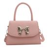 Schleife Damen Tasche Mode Umhängetasche Damen Tragbar PU Material Klein Frisch Satteltasche Vielseitige Tasche Herbst Neu