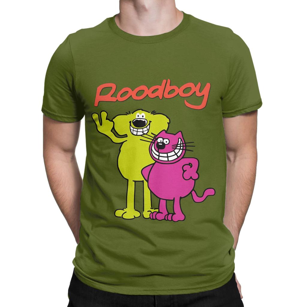 British Classic Kids TV 1970s Funny Graphic 100 Cotton TShirt Roobarb and cCustard Tees Tops For Unisex