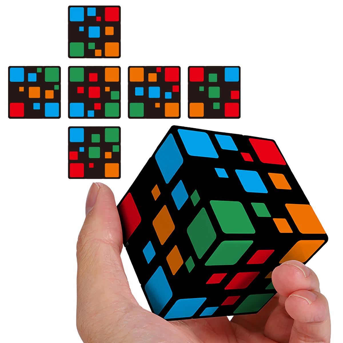 Magic Cube 3x3x3 3D UV Color painting Stress Relief Puzzle Professional Smooth Speed Game Children s Toys Gifts