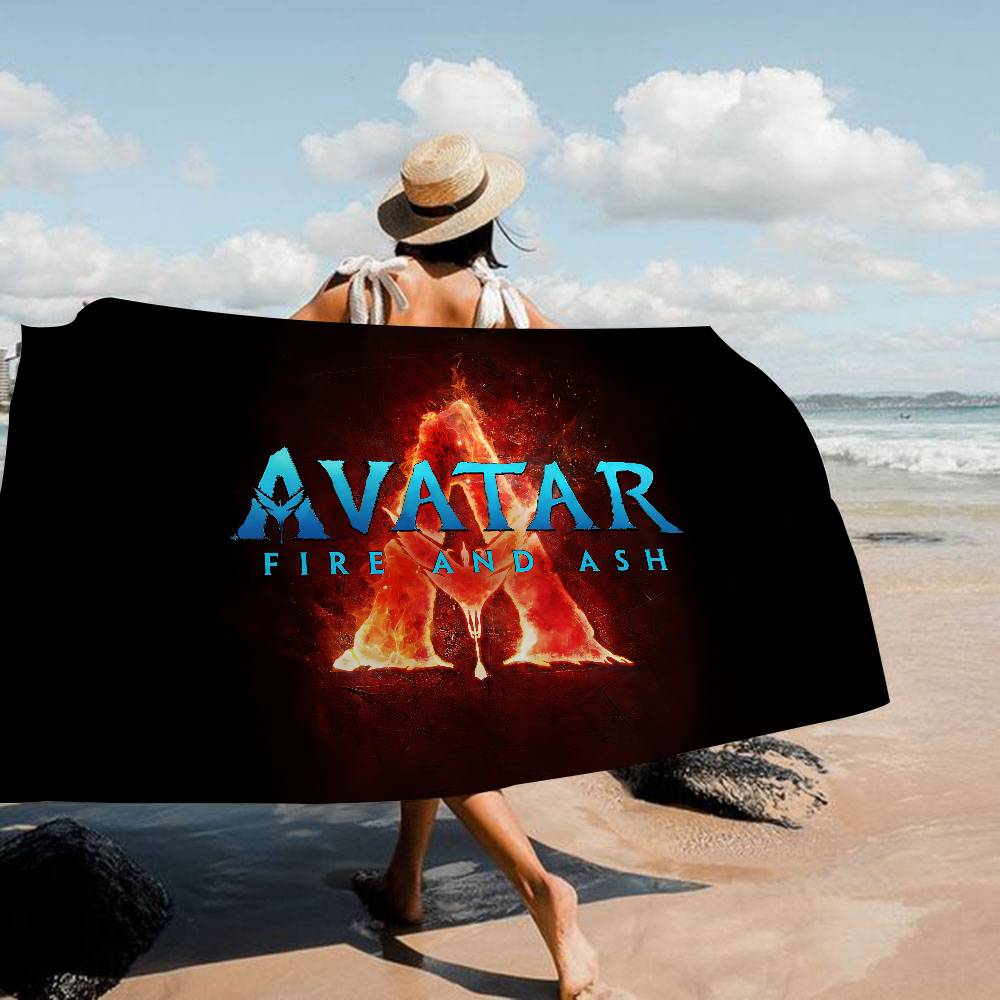 Movie A-AvataR Fire And Ash Beach Towel Colorful Bath Towels For Girl Microfiber Quick Dry Sand Free Beach Yoga Spa Gym