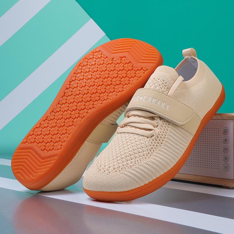 Comfortable Unisex Wide Toe Sports Shoes – Breathable Soft Sole Flyknit for Fitness & Barefoot Feel