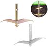 Double-layer Ground Anchor Sturdy Hook Gardening Greenhouse Fixers Orchard Tree Wire Rope Fixator