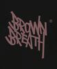 BROWNBREATH W Tag Crop Tee - Black