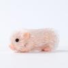 Simulation Hairy Pig Doll Soft Silicone Toy Realistic Animal Squeeze Decompression Stress Relief for Kids School Home Desk