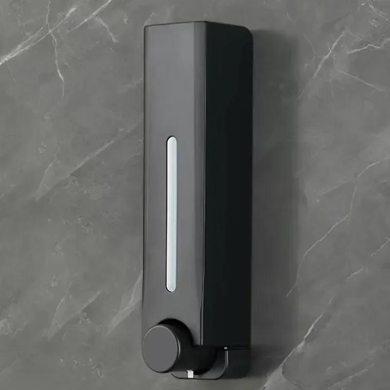 

2025 Новый 500 мл дозатор мыла настенный дозатор мыла для душа гель для душа дозатор моющего средства аксессуары для ванной комнаты насос для мыла чёрный